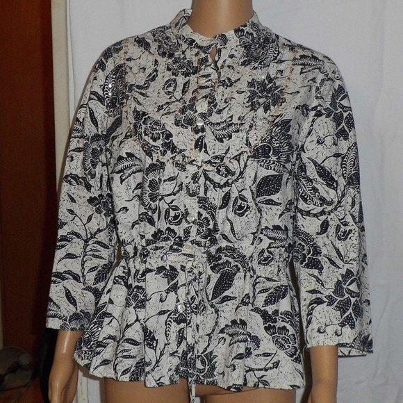 Button Down Blouse/Top - Picture 1 of 7